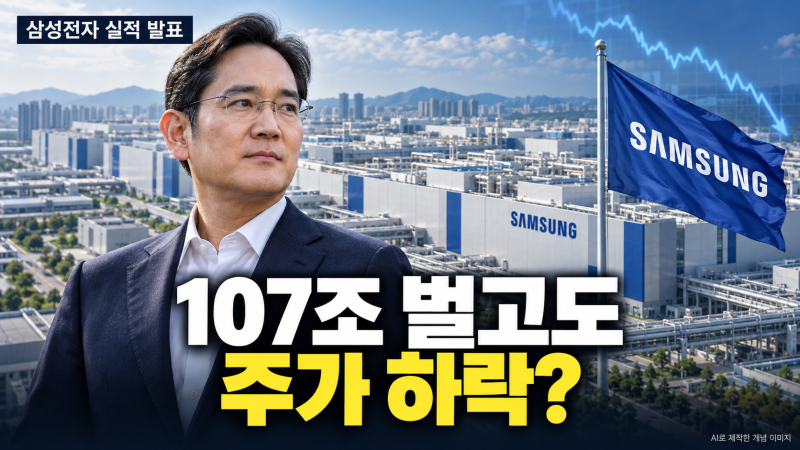 삼성전자 주가, 107조 벌고도 하락…10월 29일이 중요한 이유