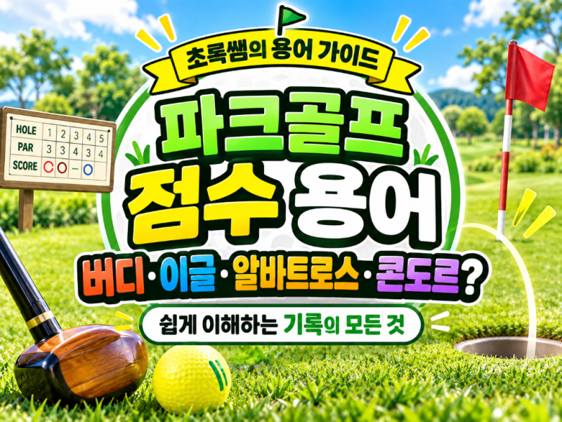 버디, 이글, 알바트로스, 콘도르란? 파크골프 점수 용어와 기록의 모든 것 | 용어 가이드