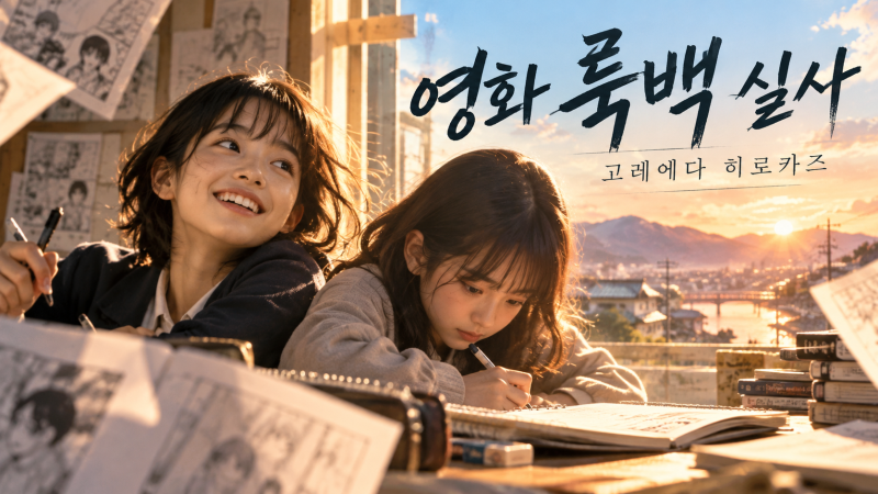 영화 룩백 실사 2026 오늘 개봉｜고레에다 히로카즈·데구치 나츠키, 원작과 뭐가 다를까