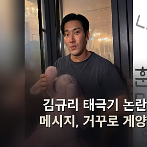 김규리 태극기 논란·최시원 한글날 메시지, 거꾸로 게양 논란과 SNS 글