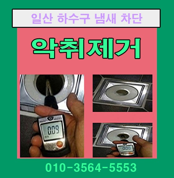 일산 아파트 화장실 하수구 냄새 지독할 때? 배수구 악취 차단 솔루션