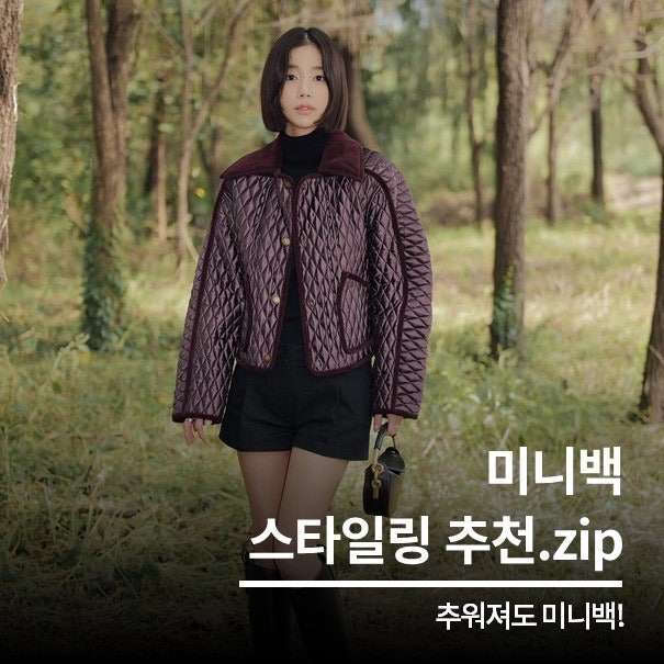 기은세 강지영 미니백 코디! 가을 데일리룩에 작은 가방 포인트 주는 법
