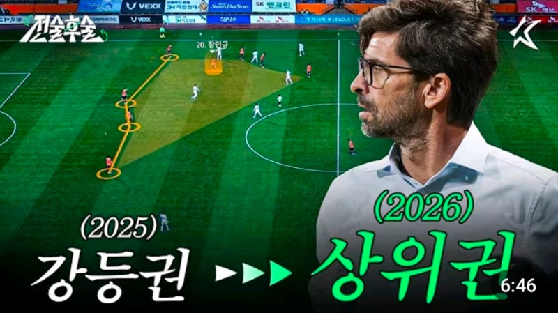 세르지우 감독의 제주, 왜 강할까? 2026 전술후술
