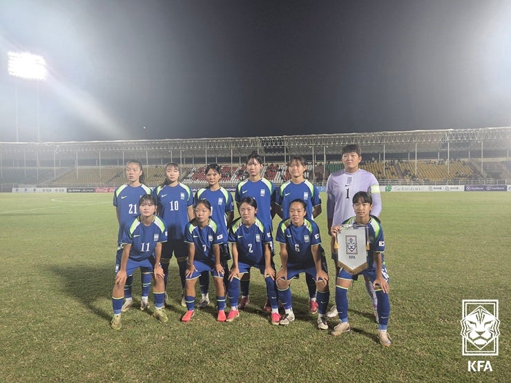 여자 U-16 대표팀, 타지키스탄에 대승…아시안컵 예선 2연승