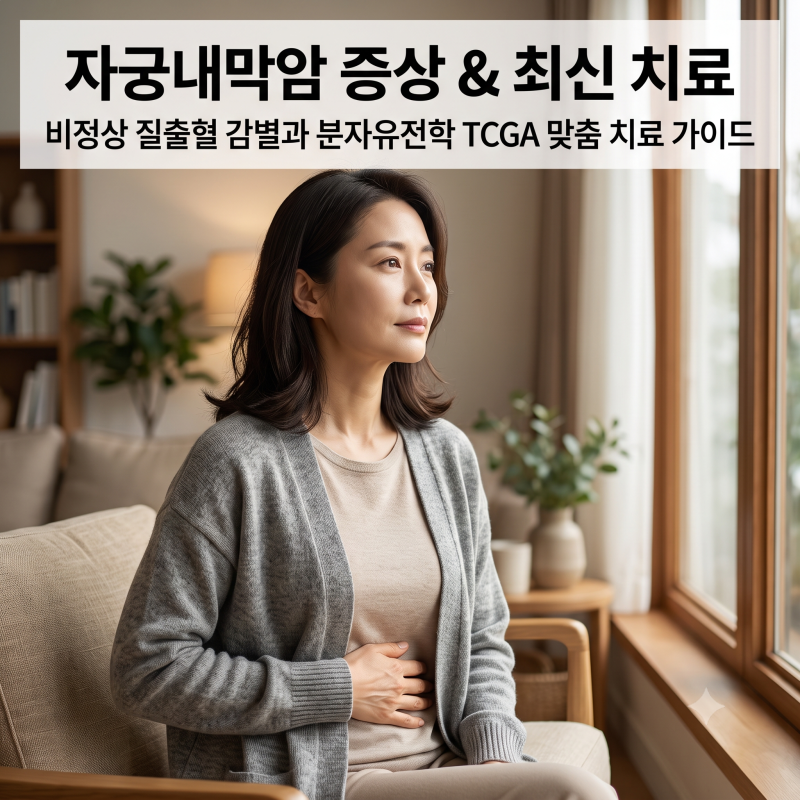 자궁내막암 증상 감별과 TCGA 분자진단 최신 치료 후기