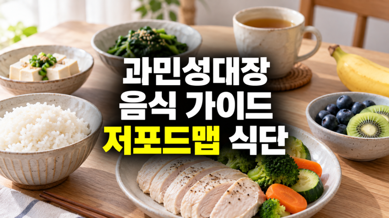 과민성대장증후군 음식 가이드: 저포드맵 식단, 피해야 할 음식, 반응 테스트, 올바른 섭취법