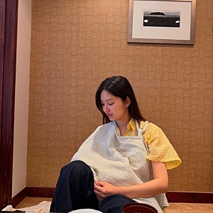 최유화, 아들 모유 수유 6개월 성공.. 카페·식당에서도 이어가는 육아 일상.