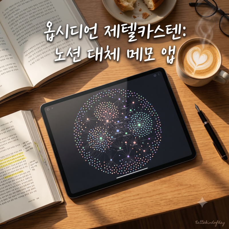 옵시디언 제텔카스텐: 노션 대체 메모 앱