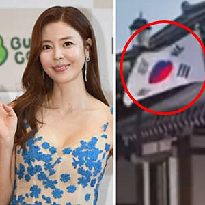 "왜 저러지?" 배우 김규리, 한글날 앞두고 '거꾸로 뒤집힌 태극기' 게양 논란… 네티즌 악플 ....