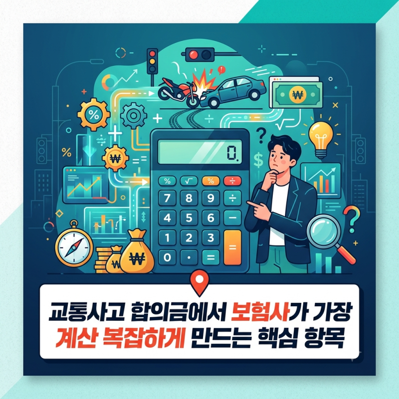 교통사고 합의금 계산법 완벽 정리: 표준약관 기준과 항목별 산정 공식
