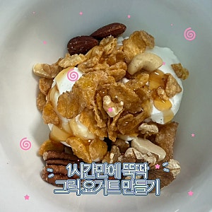 그릭요거트메이커 추천 | 로이첸 아이그릭 1시간만에 그릭요거트 만들기