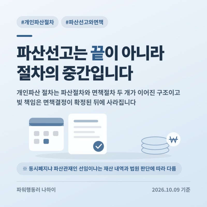 개인파산 절차, 파산선고 받으면 끝일까? 신청부터 면책까지 두 절차 정리