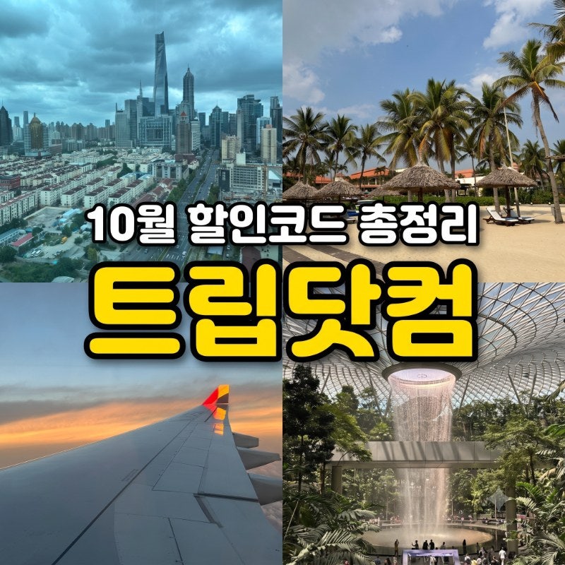 트립닷컴 할인코드 10월 총정리 트립찬스 베트남 다낭 특가 쿠폰