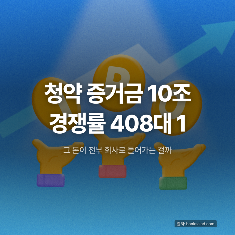 엘리스그룹 청약 증거금 10조, 공모자금과 뭐가 다를까