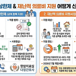 [항암 Q&A] 본인부담상한제 & 재난적 의료비 지원, 어떻게 신청하나요? (지원 대상·금액·서류 ....