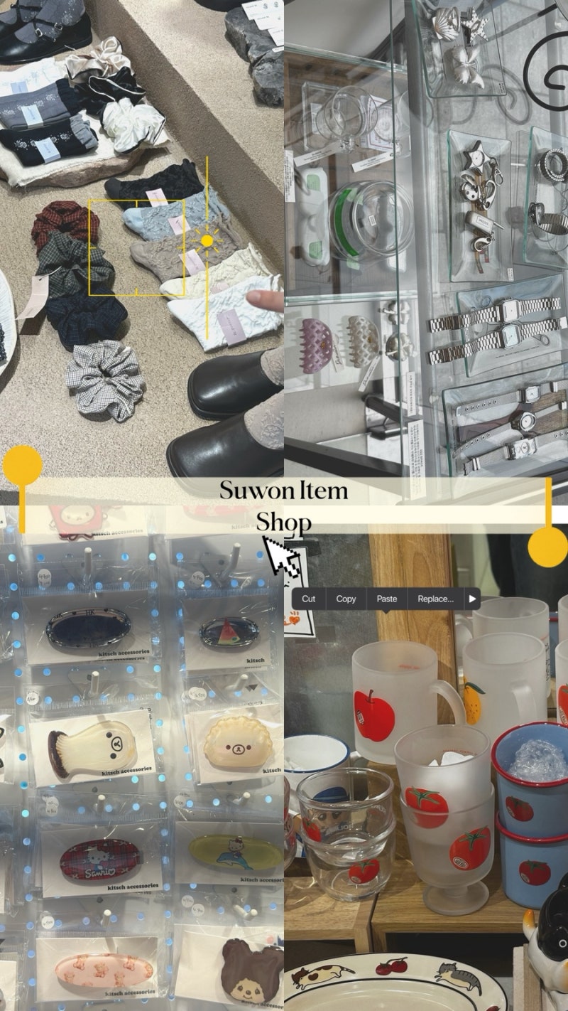 [수원] 가면 못나오는 행궁동 소품샵 5종 특선♪°･ | 봉주르, 리코드엠, 구디버디, 탭, 오니....