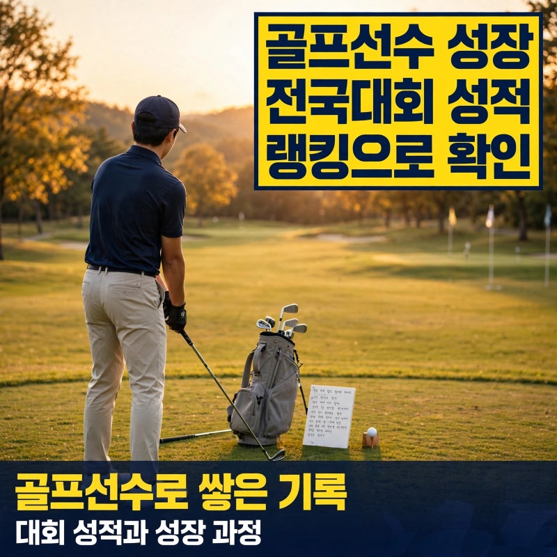 강호동 아들 시후, KGA 78위 골퍼의 성장 과정과 기록