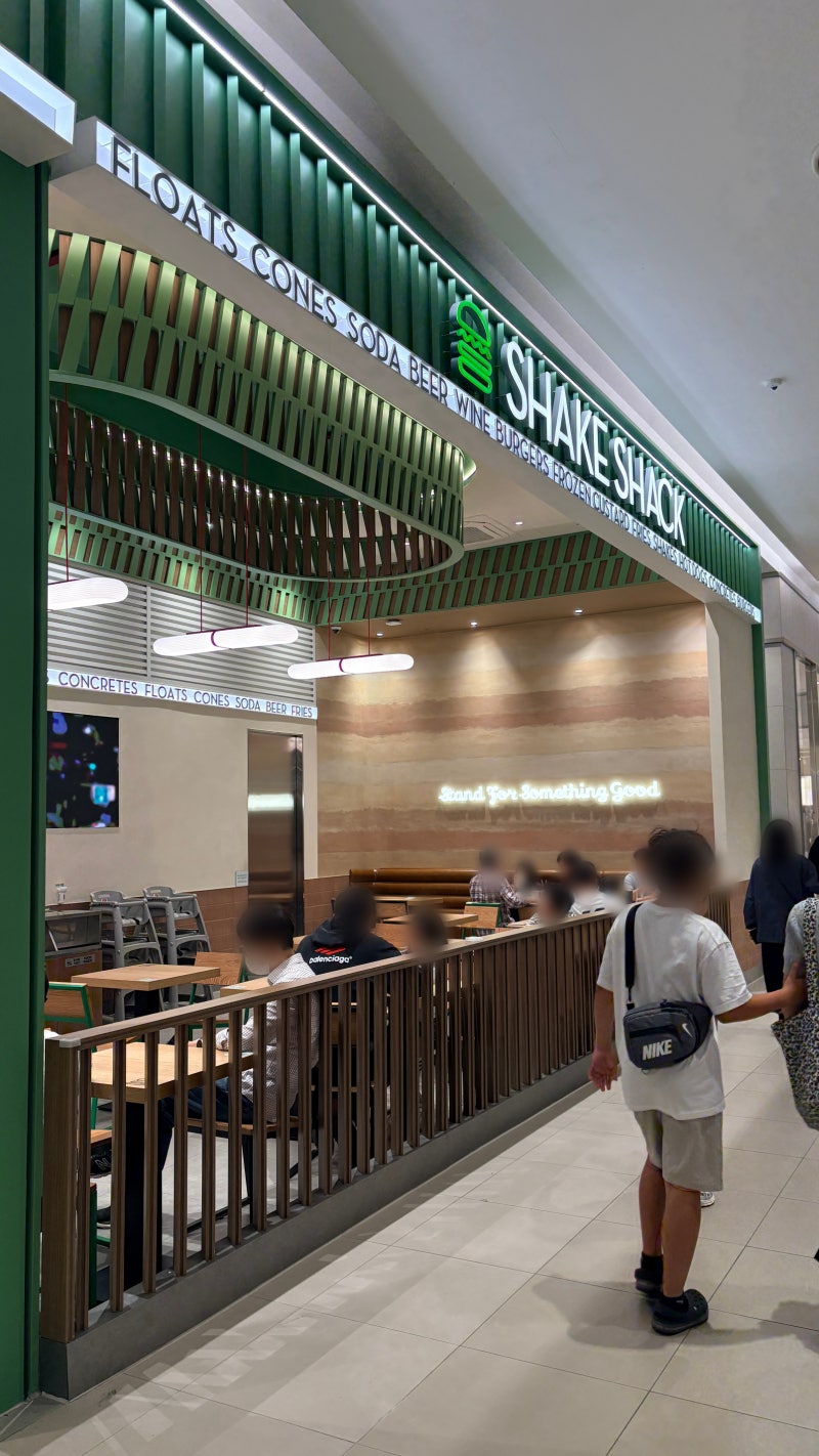 쉑쉑버거 롯데몰 수지 맛집 쉐이크쉑 수지점 런치세트 후기, 오후 2시 전엔 1만3100원
