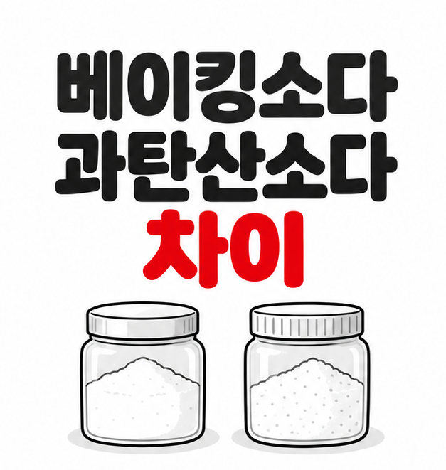 베이킹소다 과탄산소다 차이, 누가 더 강할까?