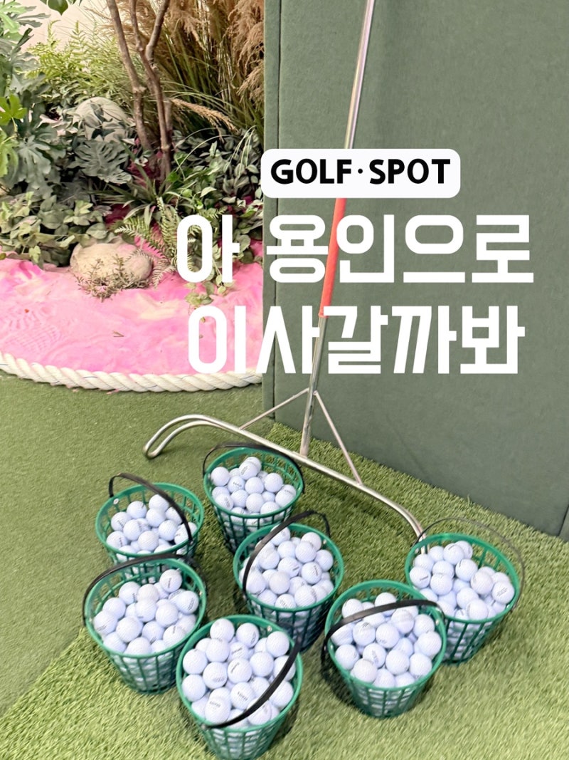숏게임 3종 연습이 가능한 용인 최대 규모 골프연습장 스윙쉐프 동백