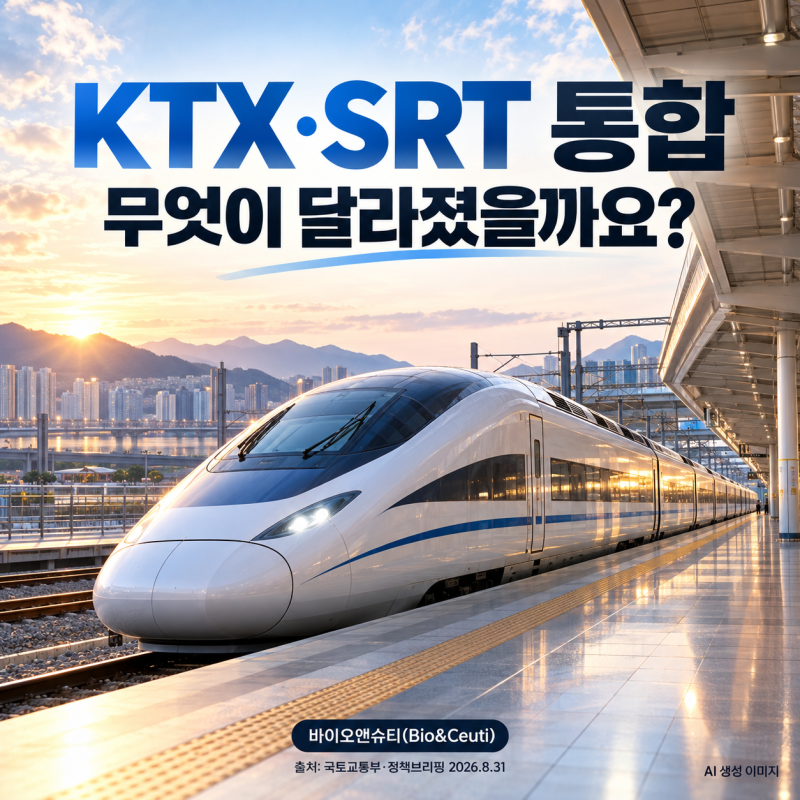 KTX·SRT 통합 후 달라진 기차 이용, 예매부터 출발 전 확인까지