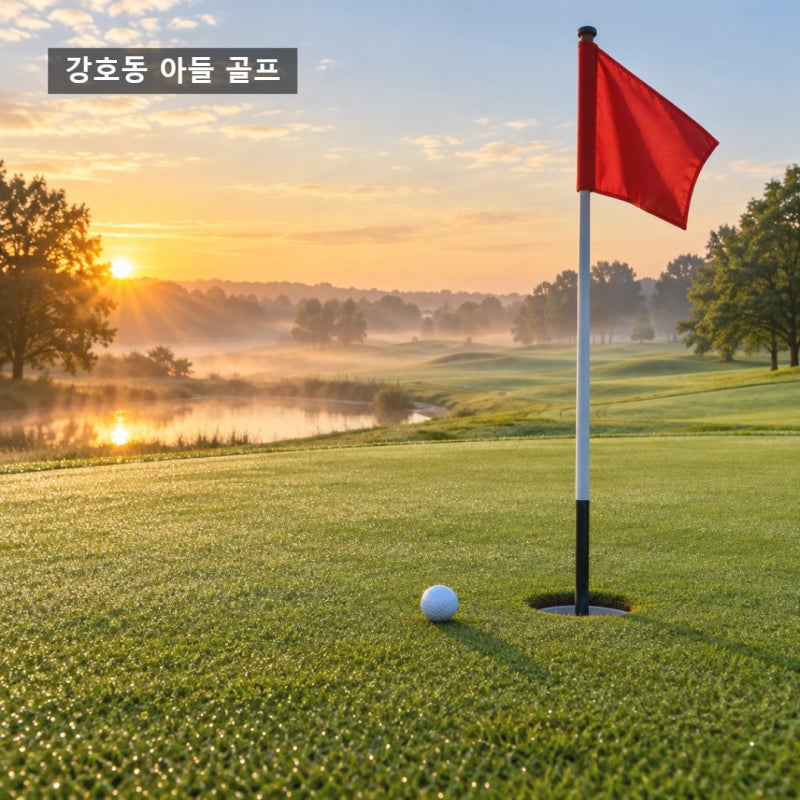 강호동 아들 강시후, 야구 접고 골프로 KGA 랭킹 78위… 이 숫자의 진짜 의미