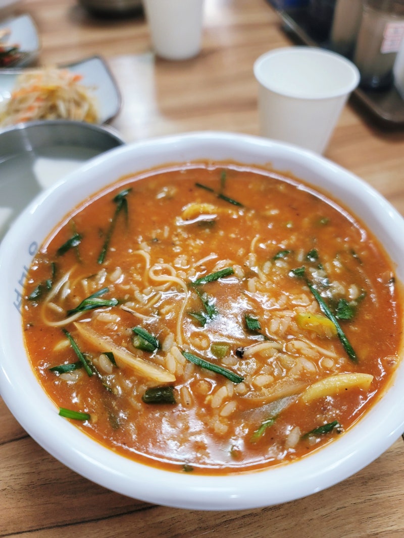 송탄출장소 맛집 무주섬마을｜진하고 얼큰한 빠가어죽 해장 내돈내산