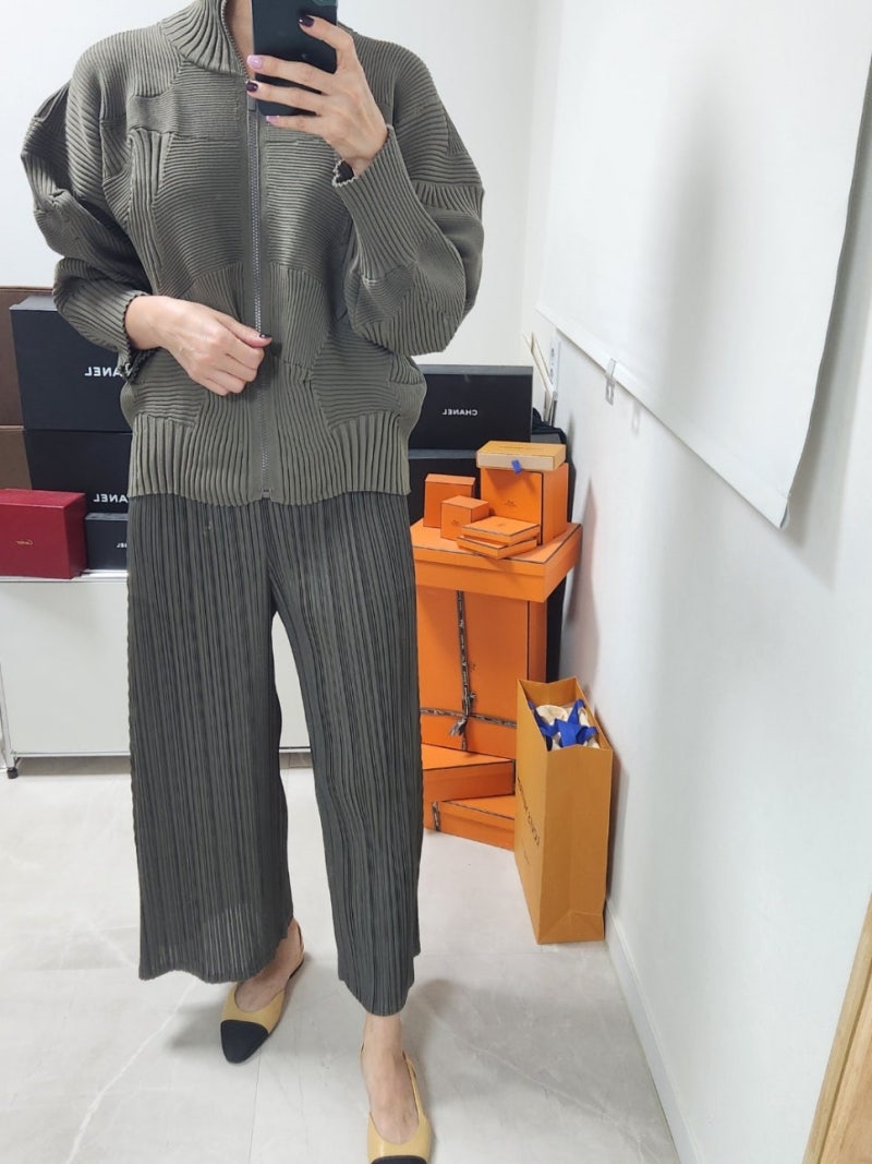 [그레이]이세이미야케 코네코네 집업