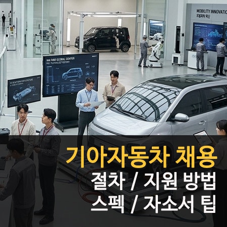 기아자동차 채용 절차 지원방법 스펙 합격 자소서 전략