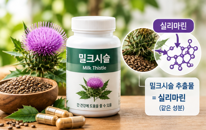 밀크시슬 먹으면 간수치 떨어질까? 임상시험과 건강보험 재평가로 확인해보자~~!