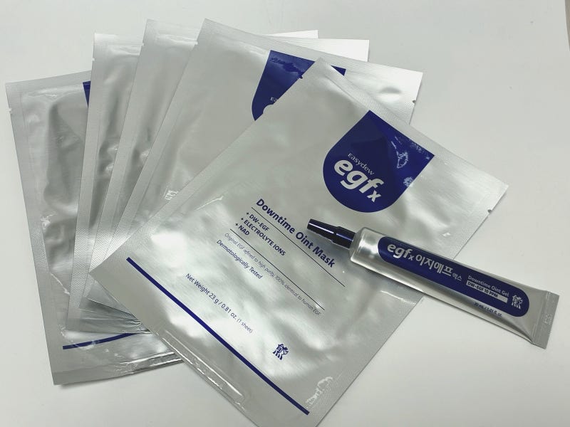 EGFx 다운타임 오인트겔 10월 올영픽 이지듀 마스크팩과 오인트겔로 환절기 장벽케어 후기