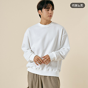 가을 남자 맨투맨 추천, 같은 M인데 어깨 14cm 차이 슬림·정핏·오버핏 뭘 고를까?