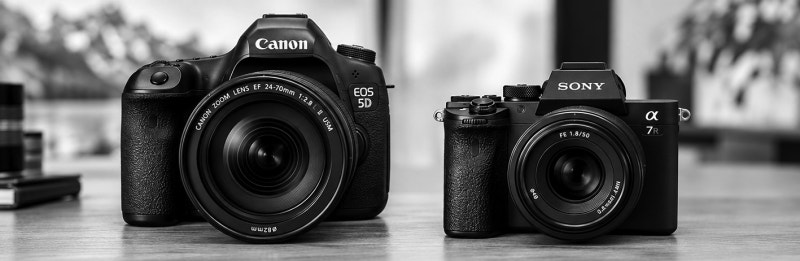 DSLR 카메라 vs 미러리스 카메라, 무엇이 다를까? 사진 촬영부터 출력 프린트까지