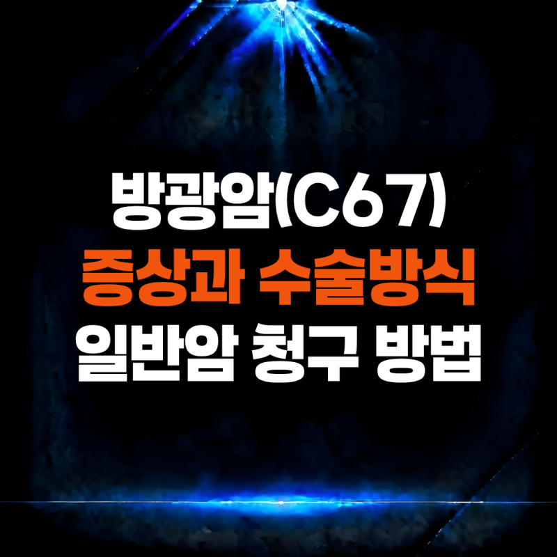 C67 방광암 증상, 수술 그리고 경계성종양(소액암)으로 지급하는 이유 (2026 기준)