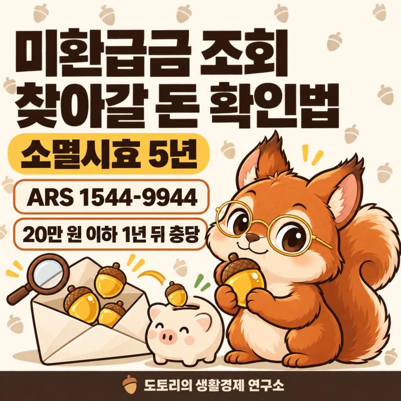 미환급금 조회 방법, 홈택스·ARS 1544-9944·소멸시효 5년 총정리