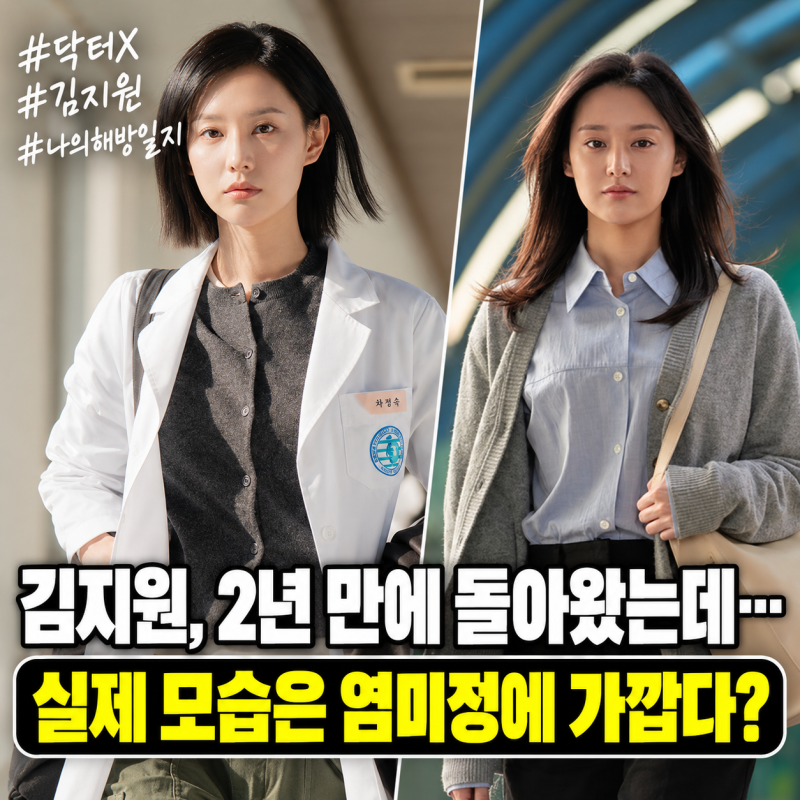 닥터X 첫방송, 김지원 2년 만에 파격 변신…일본 원작보다 눈길 가는 반전