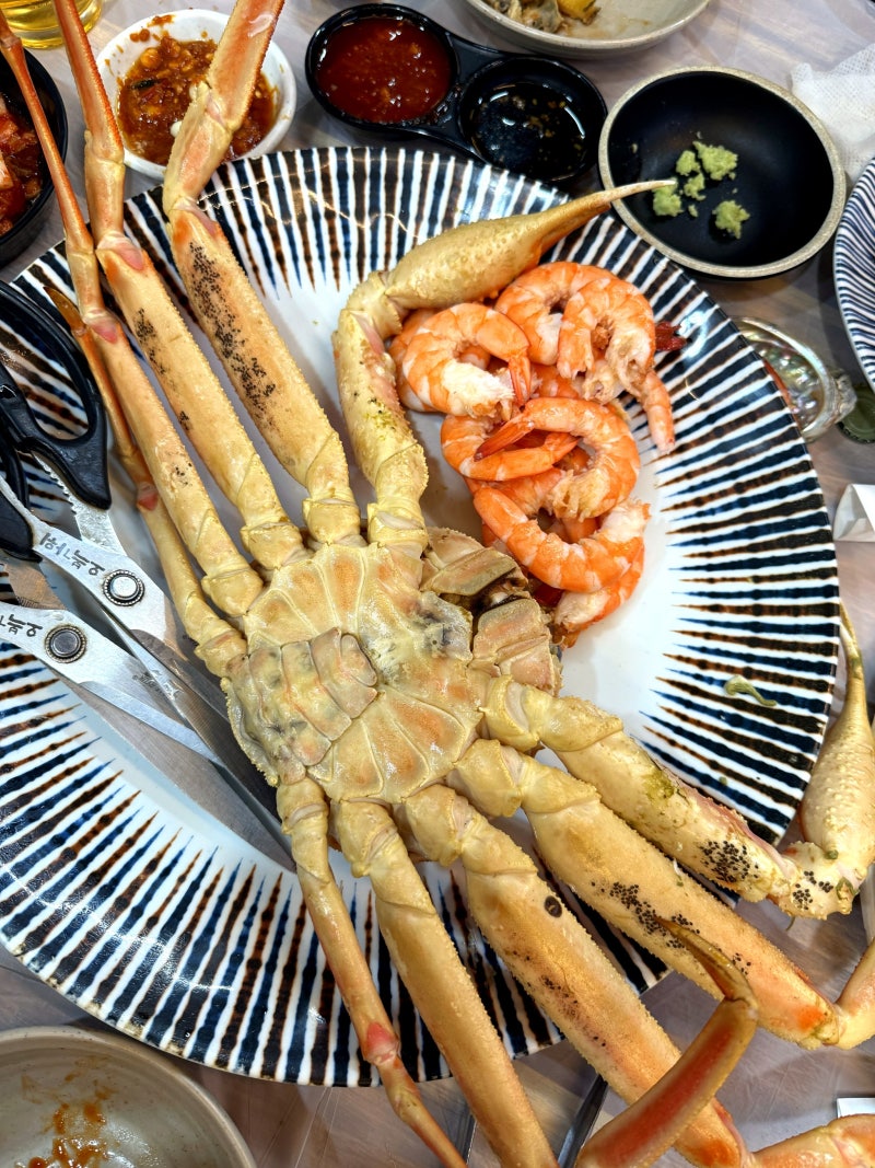 노량진 수산시장 대게 대하 가격, 2층 초장집 가공비 및 부안꽃게 위치 후기