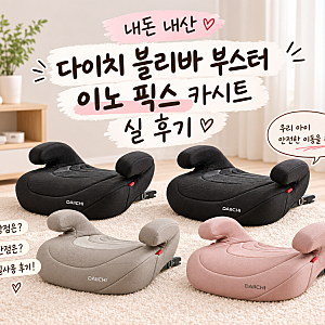 내돈 내산 다이치 블리바 부스터 이노픽스 카시트 실 후기