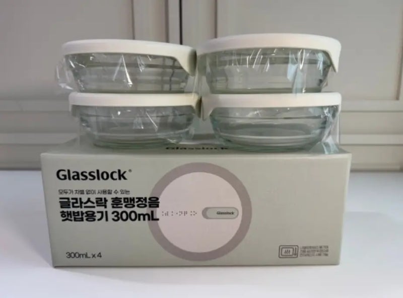 글라스락 렌지쿡 햇밥용기 원형 300ml 후기, 냉동밥도 촉촉하게 데워질까?