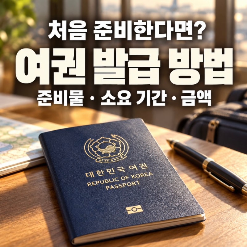 여권 발급 방법은? 준비물 소요 기간 금액 한 번에 정리