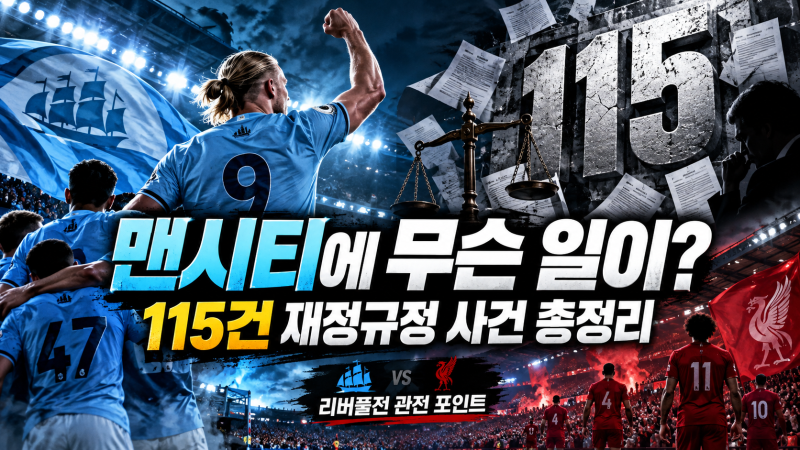 맨시티에 무슨 일이?｜115건 재정규정 유죄 판단·항소·리버풀전까지 총정리