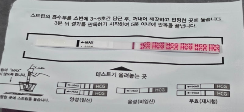 계류유산 소파술 후 첫 생리 시기는? 임테기 두줄 변화 기록 및 첫 생리 시작 후기
