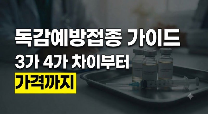 독감예방접종 가격 비용 종류 시기 총정리(+병원 위치 발열 무료대상 확인)
