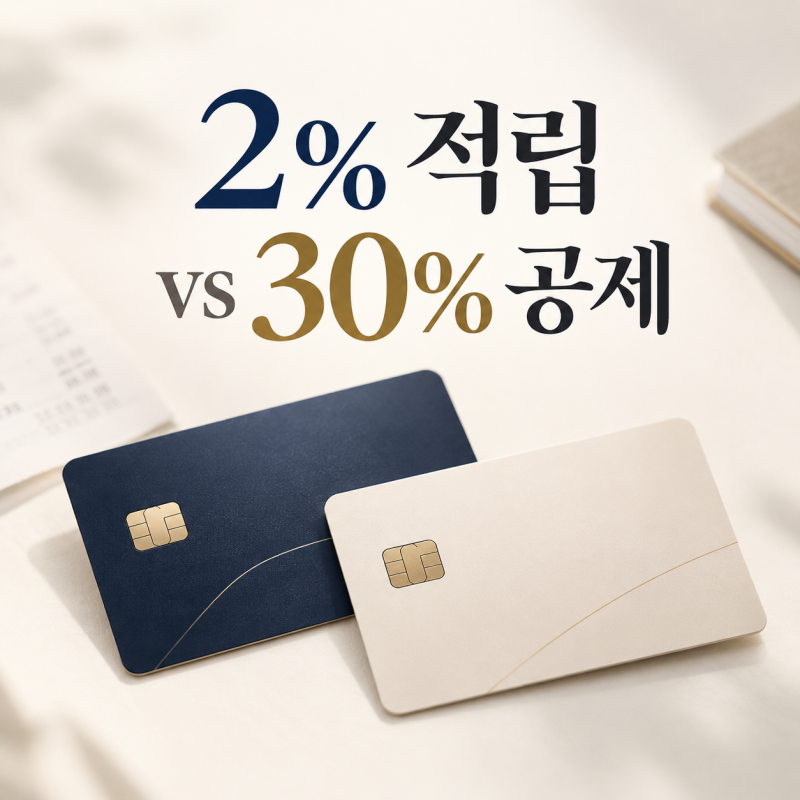 연말정산 신용카드 vs 체크카드 소득공제｜연봉 5천만원, 100만원 결제 비교, 어느 쪽이 유리....