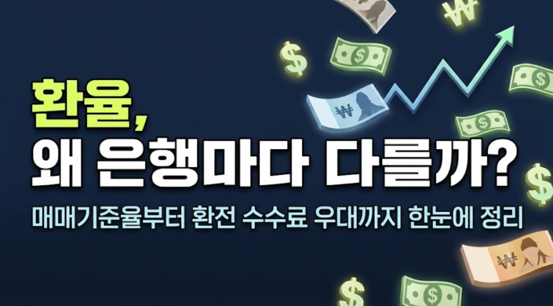 환율 보는 법 기초 정리: 매매기준율과 살때 팔때 환율 차이 완벽 이해하기