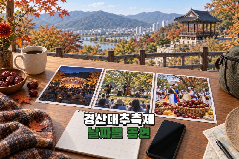 경산대추축제 2026 날짜별 공연과 현장 이벤트 선택 가이드