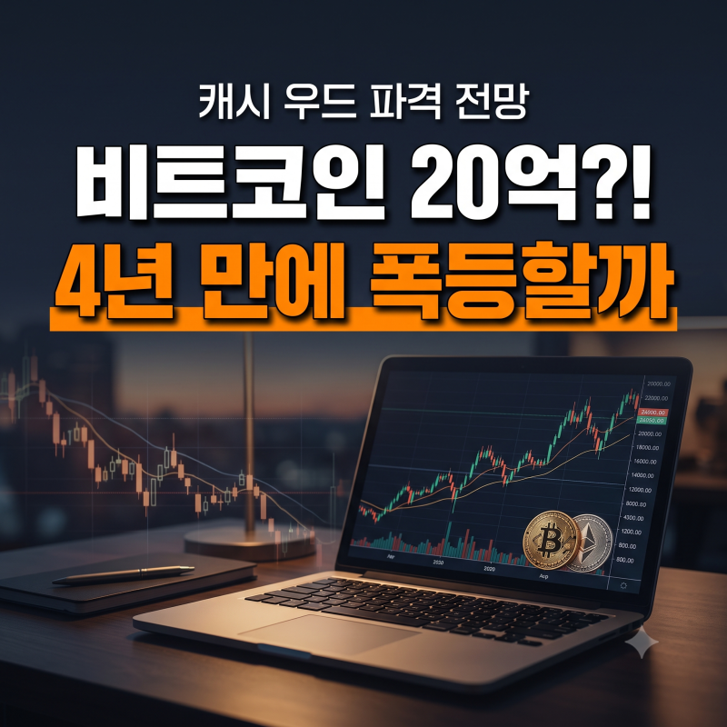 "4년 뒤 비트코인 20억 된다" 돈나무 언니의 17배 폭등론에 사야하나?