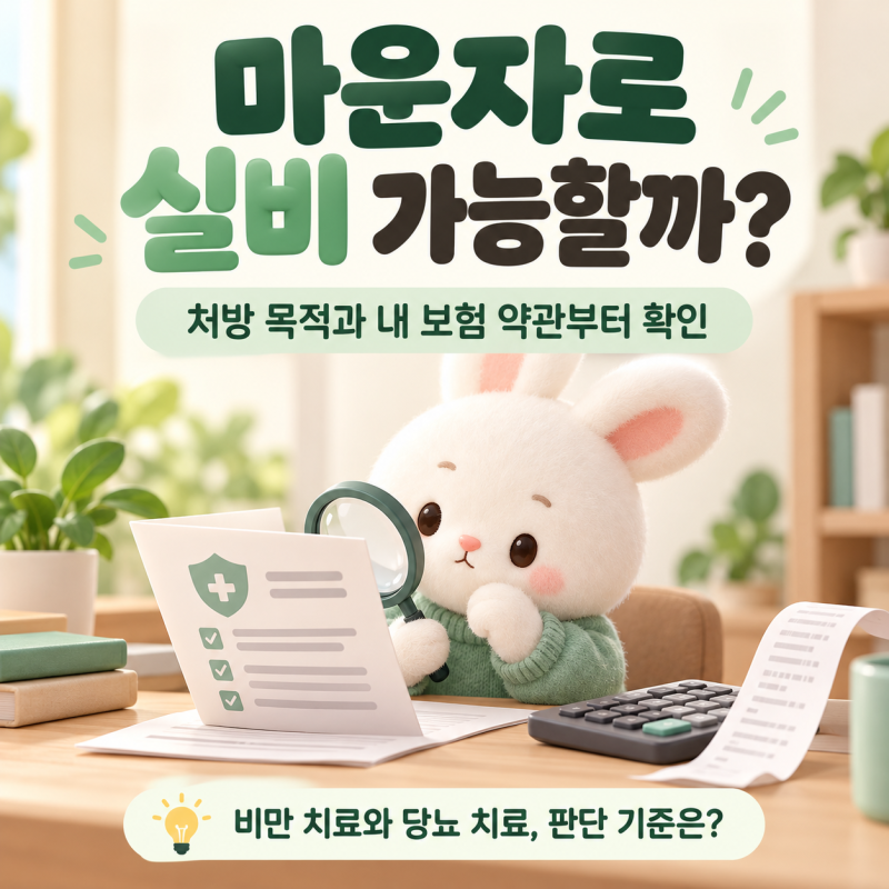 마운자로 실비 가능? 당뇨 있으면 될까? 결제 전 확인할 3가지