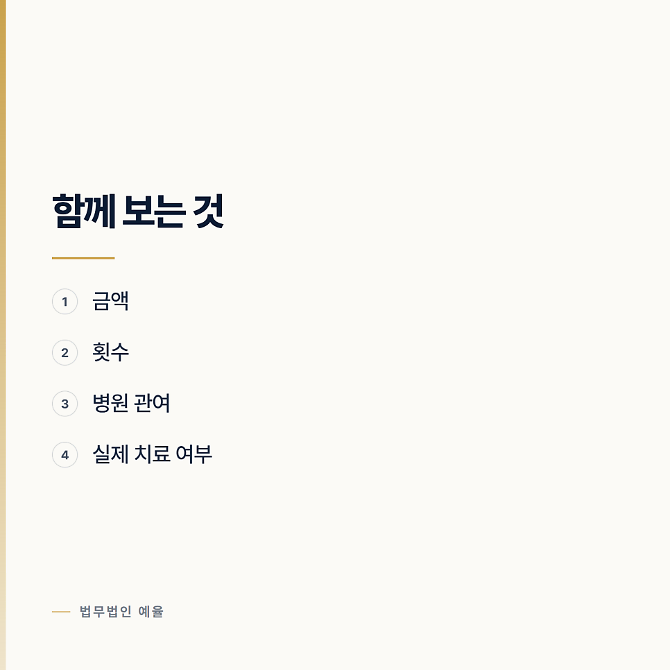 보험금을 더 받았다고 조사받습니다 관련 사진