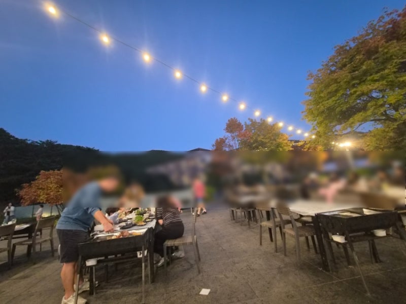 제천 리솜 포레스트 맛집 더그릴720｜야외 바베큐 후기 가격 ㅎㅎ